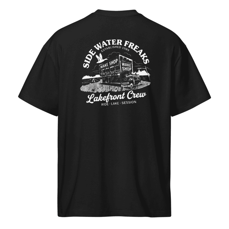 SWF Box Tee Lakefront Crew — Noir
